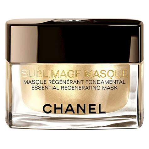 masque pour le visage sublimage chanel|chanel face mask with rhinestones.